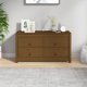 vidaXL Komoda miodowy braz 100x40x54 cm lite drewno sosnowe