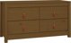 vidaXL Komoda miodowy braz 100x40x54 cm lite drewno sosnowe