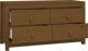 vidaXL Komoda miodowy braz 100x40x54 cm lite drewno sosnowe
