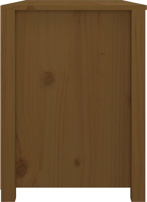vidaXL Komoda miodowy braz 100x40x54 cm lite drewno sosnowe