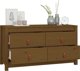 vidaXL Komoda miodowy braz 100x40x54 cm lite drewno sosnowe