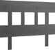 vidaXL Κεφαλάρι κρεβατιού, γκρι, 103,5x3x81 cm, από μασίφ πεύκο