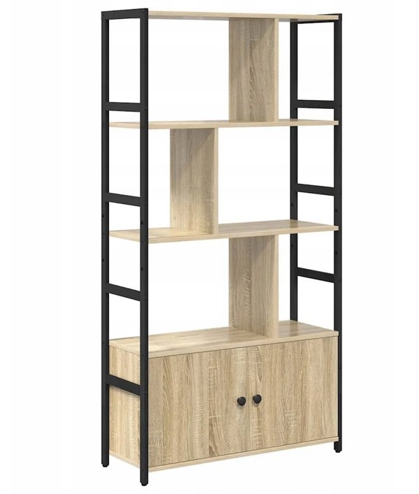 vidaXL Ράφι Βιβλιοθήκη 80x30x155,5 cm, Χρώμα Sonoma Oak