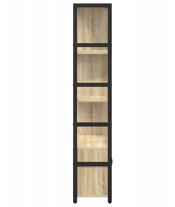 vidaXL Ράφι Βιβλιοθήκη 80x30x155,5 cm, Χρώμα Sonoma Oak