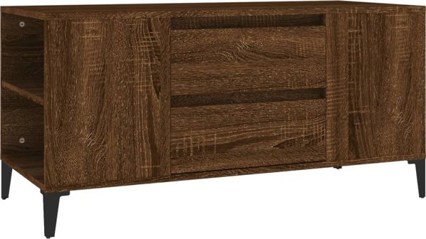 vidaXL Έπιπλο για τηλεόραση, καφέ δρυς, 102x44,5x50 cm