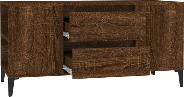 vidaXL Έπιπλο για τηλεόραση, καφέ δρυς, 102x44,5x50 cm