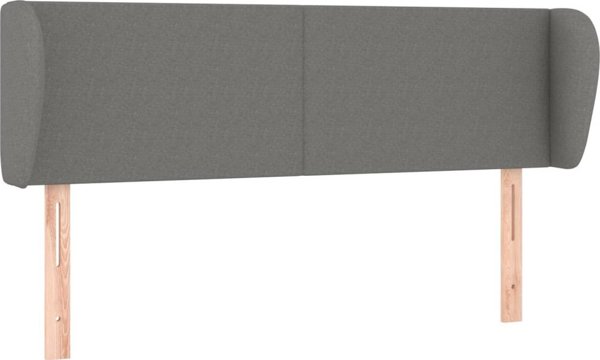 vidaXL Προσκεφαλάς ουζάκ ανθρακί, 147x23x78/88 cm, ύφασμα