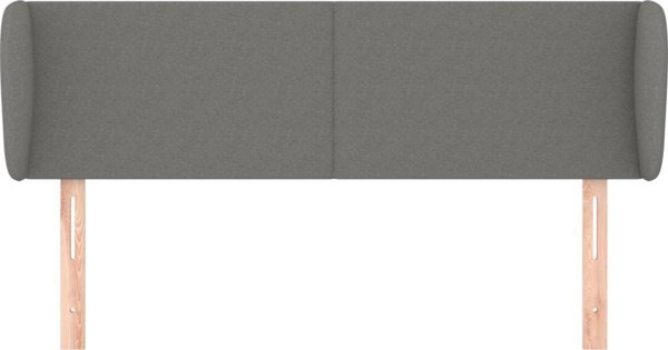 vidaXL Προσκεφαλάς ουζάκ ανθρακί, 147x23x78/88 cm, ύφασμα