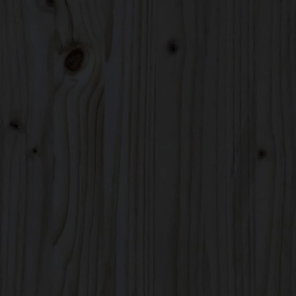 vidaXL Κρεβατοκάμαρες τοίχου, σετ 2 τεμαχίων, μαύρο, 50x36x40 εκ