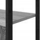 vidaXL Ράφι Βιβλιοθήκη 80x30x155,5 εκ. Γκρι Δρυς Σονόμα