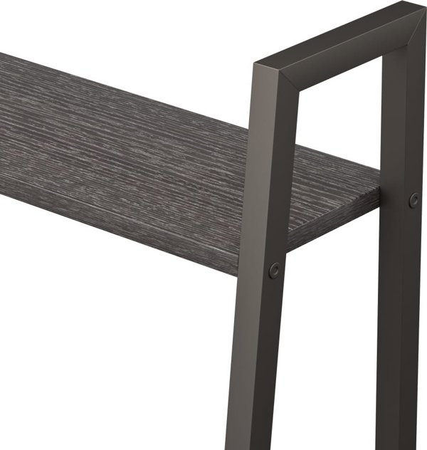 vidaXL Ράφι σκάλα με 4 ράφια, μαύρο, 56x35x140 cm