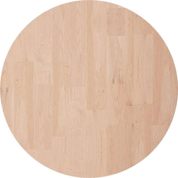 vidaXL Στρογγυλό τραπέζι για τραπεζάκι, 30x4 εκ, ακατέργαστο δρυς ξύλο
