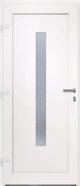 vidaXL Εξωτερική Πόρτα εισόδου, λευκή, 88x200 cm, PVC