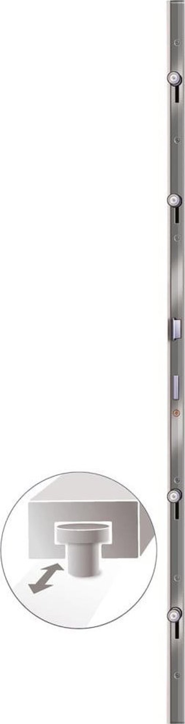 vidaXL Εξωτερική Πόρτα εισόδου, λευκή, 88x200 cm, PVC