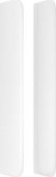 vidaXL Κεφαλάρι uszak λευκό 103x16x118/128 cm τεχνητό δέρμα
