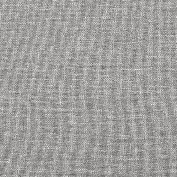 vidaXL Rama κρεβατιού με προσκέφαλο, ανοιχτό γκρι, 140x200 εκ, επενδεδυμένη με ύφασμα