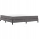vidaXL Πλαίσιο κρεβατιού με στρώμα Γκρι 180 x 200 cm από ύφασμα