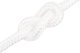 vidaXL Linka ζελάρσκα, λευκή ομοιόμορφη, 18 mm, 50 m, πολυπροπυλένιο