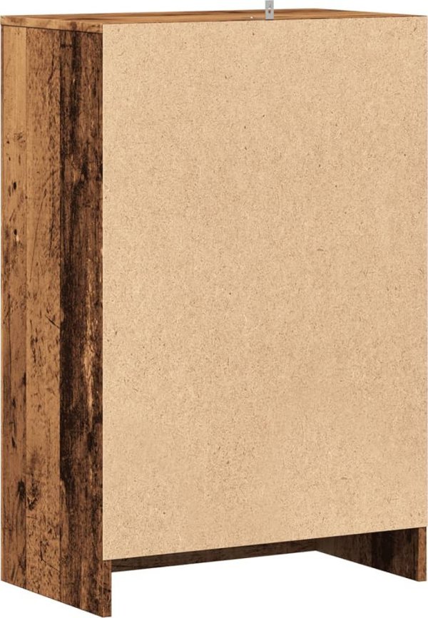 vidaXL vidaXL Szafka na buty, stare drewno, 60x35x92 cm
