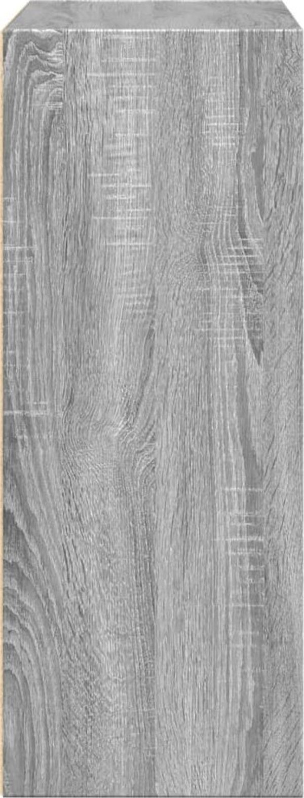 vidaXL Βιβλιοθήκη, γκρι δρυς σονόμα, 80x30x77 εκ.
