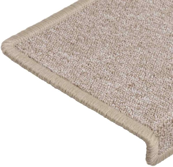vidaXL Αυτοκόλλητα Πατάκια Σκάλας 30 τμχ, 65x21x4 εκ., Taupe