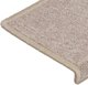 vidaXL Αυτοκόλλητα Πατάκια Σκάλας 30 τμχ, 65x21x4 εκ., Taupe