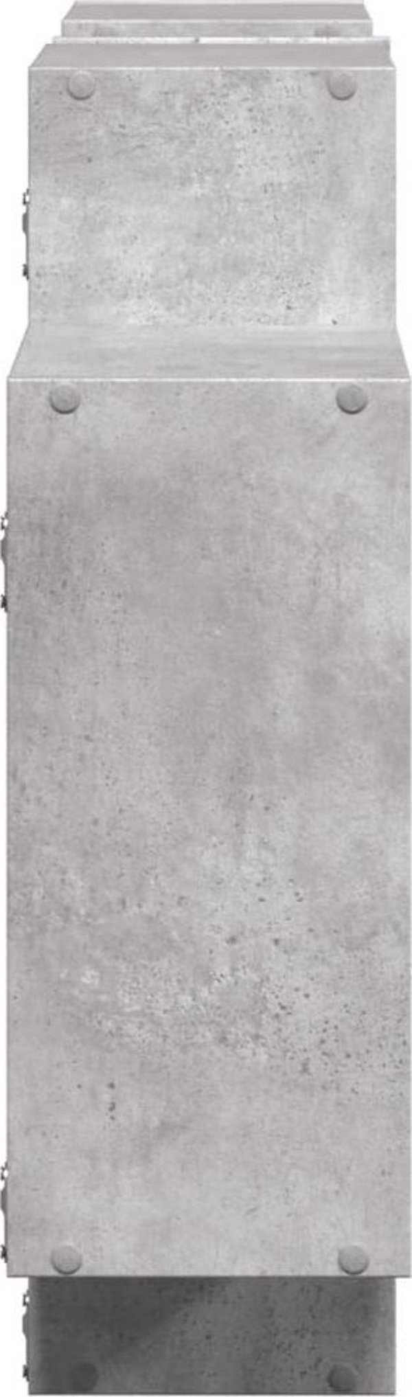 vidaXL Ράφι τοίχου χρώμα σκυροδέματος 159x18x65 εκ.