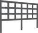 vidaXL Κεφαλάρι κρεβατιού, γκρι, 156x4x100 cm, ανοιχτό ξύλο πεύκου