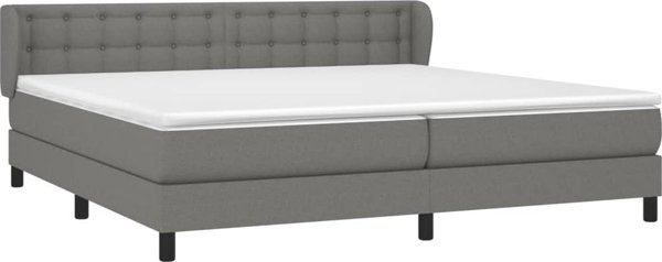 vidaXL Lazareto kontinentale me strwmatiko, gkrima gkri yfasma 200x200 cm