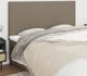 vidaXL Zaglowki do lozka 4 szt taupe 80x5x78/88 cm tkanina
