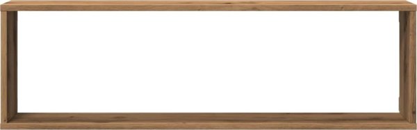 vidaXL Σετ 4 τοίχοι ράφια κύβοι, χρώμα δρυς artisan, 100x15x30 εκ.