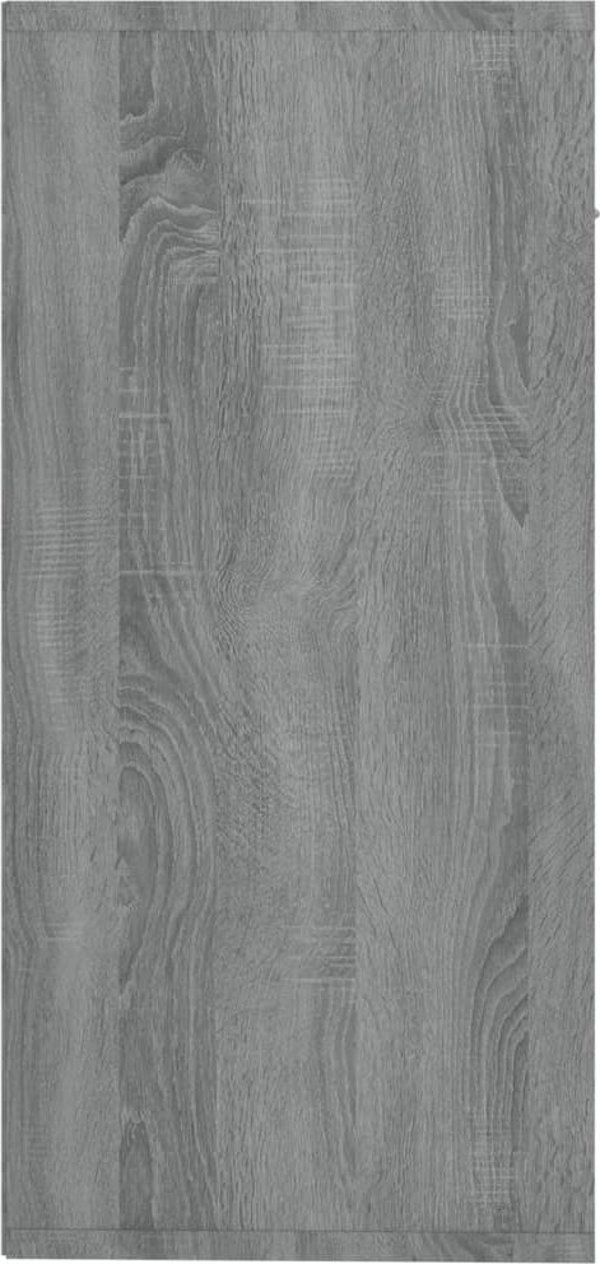 vidaXL Συρταριέρα, Sonoma γκρι δρυς, 88x30x65 εκ., συνθετικό ξύλο