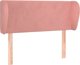 vidaXL Προσκέφαλο uszak, ροζ, 93x23x78/88 εκ, βελούδινο