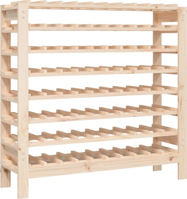 vidaXL vidaXL Stojak na wino, 109,5x30x107,5 cm, lite drewno sosnowe