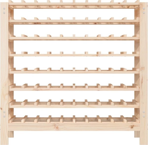 vidaXL vidaXL Stojak na wino, 109,5x30x107,5 cm, lite drewno sosnowe