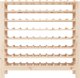 vidaXL vidaXL Stojak na wino, 109,5x30x107,5 cm, lite drewno sosnowe