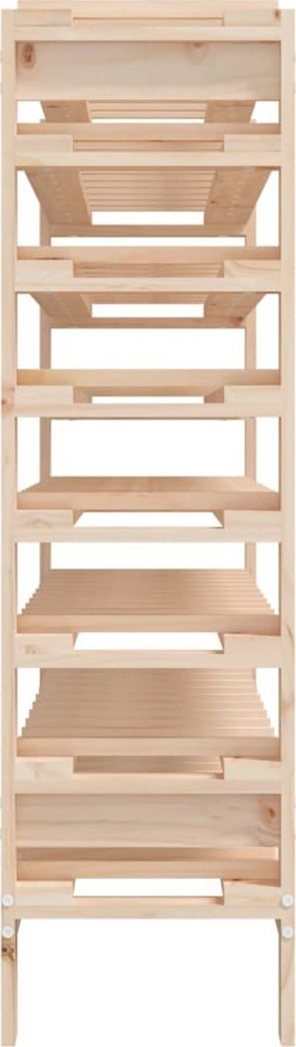 vidaXL vidaXL Stojak na wino, 109,5x30x107,5 cm, lite drewno sosnowe