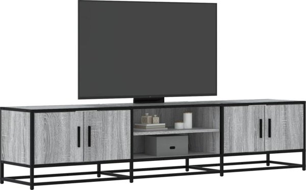vidaXL Έπιπλο τηλεόρασης Sonoma γκρι δρυς 180x35x41 cm