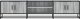 vidaXL Έπιπλο τηλεόρασης Sonoma γκρι δρυς 180x35x41 cm