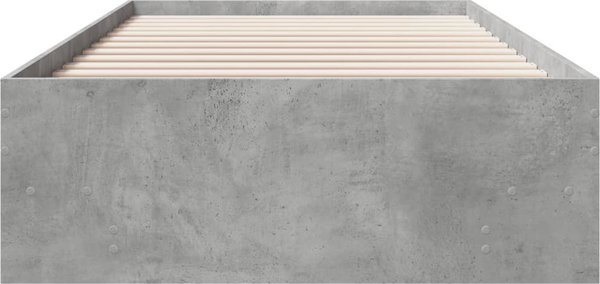 vidaXL Rama lozka szary dab sonoma 90x200 cm material drewnopochodny