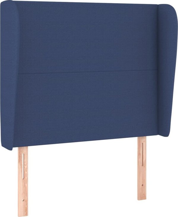 vidaXL Κεφαλάρι ουζάκ, μπλε, 103x23x118/128 εκ, ύφασμα