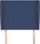 vidaXL Κεφαλάρι ουζάκ, μπλε, 103x23x118/128 εκ, ύφασμα