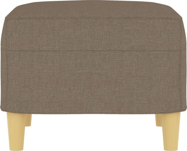 vidaXL Υποπόδιο, ταουπέ, 60x50x41 εκ, επενδεδυμένο με ύφασμα
