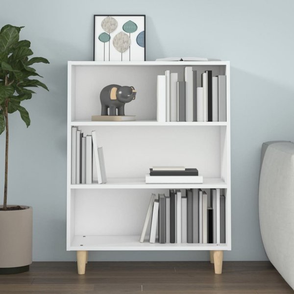 vidaXL Ντουλάπι λευκό 69,5x32,5x90 εκ. από ξυλοπαγές υλικό