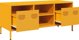 vidaXL Έπιπλο RTV, κίτρινο, 101,5x39x43,5 εκ, κρύα κυλημένη ατσάλινη κατασκευή