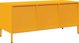 vidaXL Έπιπλο RTV, κίτρινο, 101,5x39x43,5 εκ, κρύα κυλημένη ατσάλινη κατασκευή