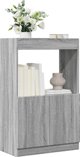 vidaXL Ψηλή ντουλάπα Sonoma γκρι δρυς, 63x33x100 εκ.