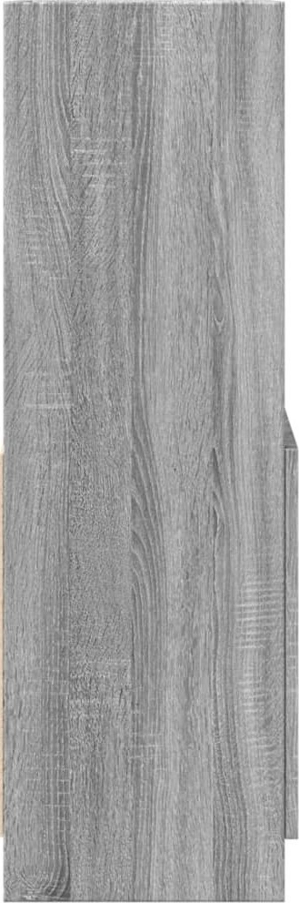 vidaXL Ψηλή ντουλάπα Sonoma γκρι δρυς, 63x33x100 εκ.