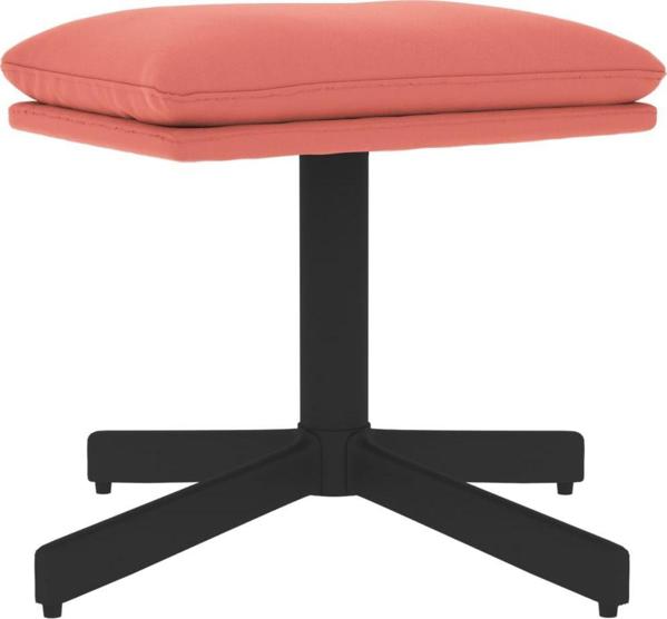 vidaXL Σκαμπό ποδιών, ροζ, 60x60x39 εκ., βελούδινο