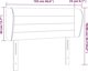 vidaXL Ζαγκλώμκi uszak, ταουπέ, 103x23x78/88 εκ., υφασμάτινο